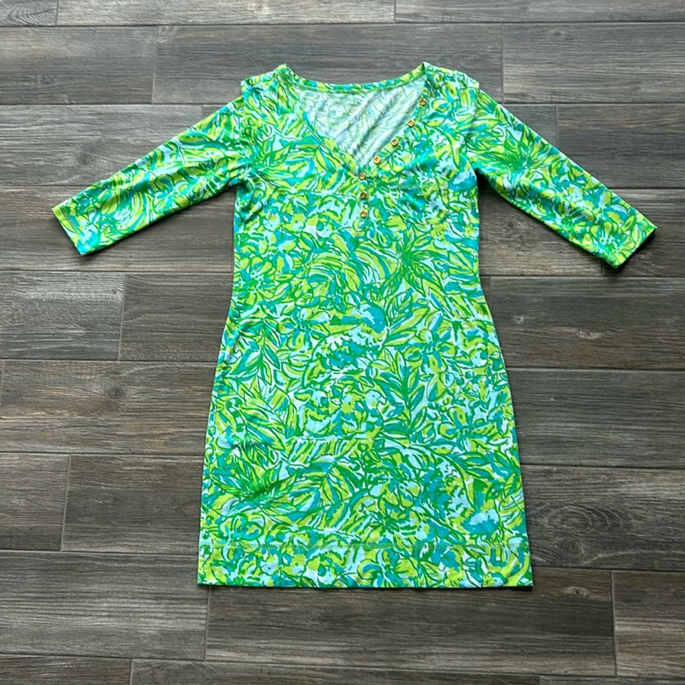Lilly Pulitzer green dress